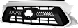 2012 Toyota Tacoma - 4-Piece Kit Grille, Chrome Shell with Painted Black Insert,  Includes (1) Bumper Grille, (1) Grille Assembly, and (2) Headlight Filler