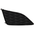 4-Piece Kit Front Bumper Grille, Textured Black, North America Built Vehicle, Includes (1) Bumper Grille, (2) Fog Light Cover, and (1) Grille
