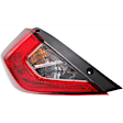 2016 Honda Civic - 4-Piece Kit Driver and Passenger Side LED Headlight, With bulb(s), Mounts on Body, North America Built Vehicle, OE Replacement, Sedan, Includes (2) Headlight and (2) Tail Light