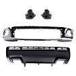 4-Piece Kit, Bumper, Chrome, Includes (1) Bumper, (2) Bumper Bracket, and (1) Valance
