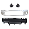 4-Piece Kit, Bumper, Chrome, Includes (1) Bumper, (2) Bumper Bracket, and (1) Valance