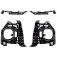 4-Piece Kit Front, Driver and Passenger Side Bumper Bracket, Includes (2) Bumper Bracket and (2) Bumper Retainer