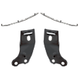 4-Piece Kit Front, Driver and Passenger Side Bumper Bracket, Includes (2) Bumper Bracket and (2) Bumper Retainer