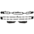 4-Piece Kit Bumper Grille, Textured Black, Includes (2) Bumper Grille and (2) Bumper Retainer