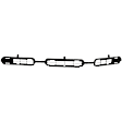 4-Piece Kit Bumper Grille, Textured Black, Includes (2) Bumper Grille and (2) Bumper Retainer