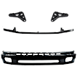 2000 Toyota Tundra - 4-Piece Kit Front, Lower Bumper, Painted Black, Includes (1) Bumper, (2) Bumper Bracket, and (1) Bumper Trim