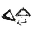 4-Piece Kit Control Arm Includes (2) Control Arm and (2) Tie Rod End