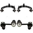 4-Piece Kit Control Arm Includes (2) Control Arm and (2) Sway Bar Link