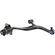 4-Piece Kit Front, Passenger Side, Lower Control Arms, Includes (2) Control Arm and (2) Tie Rod End