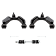 4-Piece Kit Front, Driver and Passenger Side, Upper Control Arm, Includes (2) Control Arm and (2) Sway Bar Link