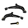 6-Piece Kit Control Arm Includes (2) Control Arm and (2) Tie Rod End