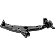 4-Piece Kit Front, Driver and Passenger Side, Lower Control Arms, Includes (2) Control Arm and (2) Sway Bar Link