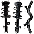 4-Piece Kit Fully Loaded Strut, Includes (2) Control Arm and (2) Shock Absorber and Strut Assembly