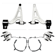 4-Piece Kit Front, Driver and Passenger Side, Lower Control Arms, Includes (2) Control Arm and (2) Wheel Hub