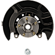 4-Piece Kit Front, Driver and Passenger Side Steering Knuckle, With Bearing, With Dust Shield, Includes (2) Axle Assembly and (2) Knuckle