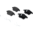 2012 Volkswagen Jetta - 8-Piece Kit Front and Rear Brake Disc and Pad Kit, Plain Surface, 5 Lugs, Wagon, With Rear Drum, 272mm Rear Disc, 2.5L 5Cyl,  Includes (4) Brake Disc and (2) Brake Pad Set