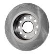 2012 Volkswagen Jetta - 8-Piece Kit Front and Rear Brake Disc and Pad Kit, Plain Surface, 5 Lugs, Wagon, With Rear Drum, 272mm Rear Disc, 2.5L 5Cyl,  Includes (4) Brake Disc and (2) Brake Pad Set