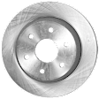 4-Wheel Set Front and Rear Brake Disc and Pad Kit, Plain Surface 6 Lugs Front-305.05 mm/Rear-329.69 mm, Includes (4) Disc and (2) Pad Set