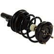 4-Piece Kit Front, Driver and Passenger Side Fully Loaded Strut, FWD, Includes (2) Sway Bar Link and (2) Shock Absorber and Strut Assembly