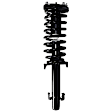 4-Piece Kit Fully Loaded Strut, Sedan, Includes (2) Shock Absorber and Strut Assembly and (2) Sway Bar Link