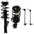 4-Piece Kit Suspension Kit, Includes (2) Shock Absorber and Strut Assembly and (2) Sway Bar Link