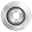 Front and Rear Brake Disc and Pad Kit, Plain Surface 5 Lugs