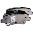 Front and Rear Brake Disc and Pad Kit, Plain Surface 5 Lugs