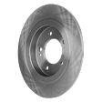Front and Rear Brake Disc and Pad Kit, Plain Surface 5 Lugs