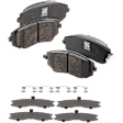 2005 Subaru Outback XT - 8-Piece Kit Front and Rear Brake Disc and Pad Kit, Plain Surface, 5 Lugs, 2.5L 4Cyl,  Includes (4) Brake Disc and (2) Brake Pad Set