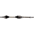 4-Piece Kit Front, Driver and Passenger Side Axle Assembly, includes (2) Axle Assembly and (2) Wheel Hub