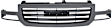 3-Piece Kit Grille Painted Gray Shell with Painted Black Insert, Includes (1) Grille Assembly and (2) Parking Light