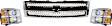 2012 Chevrolet Silverado 1500 - 3-Piece Kit Grille, Chrome,  Includes (1) Grille Assembly and (2) Headlight