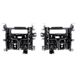 2016 Ram 1500 - 4-Piece Kit Front, Lower Bumper, For Models With Two Piece  Type, Painted Black,  Includes (1) Bumper, (2) Bumper Bracket, and (1) Bumper Cover