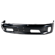 2014 Ram 1500 - 3-Piece Kit Front, Lower Bumper, For Models With Two Piece  Type, Painted Black,  Includes (1) Bumper, (1) Bumper Cover, and (1) Valance