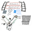 3-Piece Kit Timing Chain Kit, 4.7L, 8Cyl Includes (1) Cylinder Head Bolt, (1) Cylinder Head Gasket, and (1) Timing Chain Kit