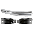 3-Piece Kit, Bumper, Chrome, Includes (1) Bumper and (2) Bumper End