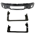 3-Piece Kit, Bumper, Powdercoated Black, Includes (1) Bumper and (2) Bumper Bracket