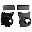 3-Piece Kit Fog Light Bracket, Includes (2) Fog Light Bracket and (1) Bumper Trim