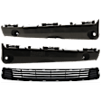 3-Piece Kit Bumper Grille, Textured Black, Includes (1) Bumper Grille and (2) Bumper Retainer