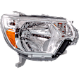 3-Piece Kit Halogen Headlight, Type 1, Includes (1) Grille Assembly and (2) Headlight