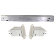 3-Piece Kit Bumper Reinforcement, Aluminum, Includes (2) Bumper Bracket and (1) Bumper Reinforcement