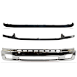 2002 Toyota Tundra - 3-Piece Kit Front, Lower Bumper, Extended Cab Pickup (Access Cab), Chrome, Extended Cab Pickup, Includes (1) Bumper, (1) Bumper Trim, and (1) Valance