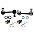 4-Piece Kit Front, Driver and Passenger Side Sway Bar Link, Includes (2) Ball Joint and (2) Sway Bar Link