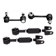 4-Piece Kit Rear, Driver and Passenger Side, Upper Control Arms, Includes (2) Control Arm and (2) Sway Bar Link