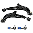 4-Piece Kit Control Arm Includes (2) Control Arm and (2) Sway Bar Link