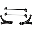 4-Piece Kit Control Arm Includes (2) Control Arm and (2) Sway Bar Link