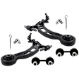 4-Piece Kit Control Arm Includes (2) Control Arm and (2) Sway Bar Link