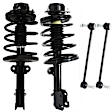 4-Piece Kit Suspension Kit, Includes (2) Shock Absorber and Strut Assembly and (2) Sway Bar Link