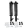 4-Piece Kit Fully Loaded Strut, Includes (2) Shock Absorber and Strut Assembly and (2) Sway Bar Link