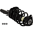 4-Piece Kit Front, Driver and Passenger Side Fully Loaded Strut, includes (2) Loaded Strut and (2) Sway Bar Link